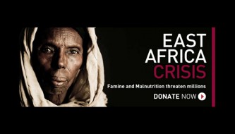 A screenshot from Human Relief Foundation's,'East Africa Appeal' 2011 promotional video